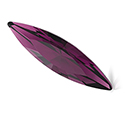 Preciosa Crystal Point Back MAXIMA Fancy Stone - Slim Navette 11x3MM AMETHYST