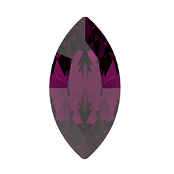 Preciosa MAXIMA Crystal Point Back Fancy Stone - Navette 08x4MM AMETHYST