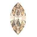 Preciosa MAXIMA Crystal Point Back Fancy Stone - Navette 08x4MM HONEY