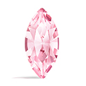 Preciosa MAXIMA Crystal Point Back Fancy Stone - Navette 15x7MM LIGHT ROSE
