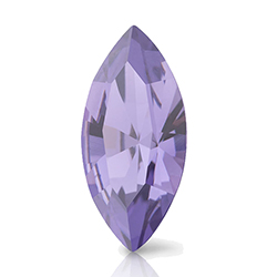 Preciosa MAXIMA Crystal Point Back Fancy Stone - Navette 10x5MM TANZANITE
