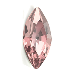 Preciosa MAXIMA Crystal Point Back Fancy Stone - Navette 10x5MM VINTAGE ROSE