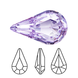 Preciosa Crystal Point Back MAXIMA Fancy Stone - Pear 06x3.6MM VIOLET


