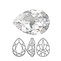 Preciosa Crystal Point Back MAXIMA Fancy Stone - Baroque Pear 10x7MM CRYSTAL
