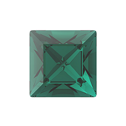 Preciosa Crystal Point Back MAXIMA Fancy Stone - Square 06MM EMERALD