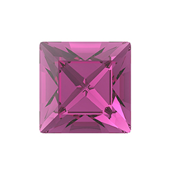 Preciosa Crystal Point Back MAXIMA Fancy Stone - Square 08MM FUCHSIA