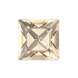 Preciosa Crystal Point Back MAXIMA Fancy Stone - Square 06MM HONEY