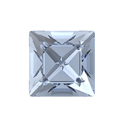 Preciosa Crystal Point Back MAXIMA Fancy Stone - Square 06MM LT SAPPHIRE