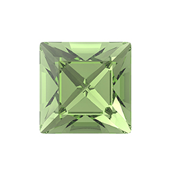 Preciosa Crystal Point Back MAXIMA Fancy Stone - Square 05MM PERIDOT

