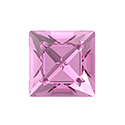 Preciosa Crystal Point Back MAXIMA Fancy Stone - Square 06MM ROSE