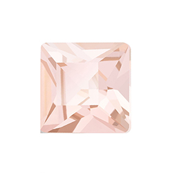Preciosa Crystal Point Back MAXIMA Fancy Stone - Square 06MM VINTAGE ROSE