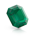 Preciosa Crystal Point Back MAXIMA Fancy Stone - Cushion Octagon 08x6MM EMERALD
