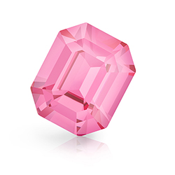 Preciosa Crystal Point Back MAXIMA Fancy Stone - Cushion Octagon 12x10MM ROSE
