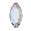 Preciosa MAXIMA Crystal Point Back Fancy Stone - Navette 03x1.5MM CRYSTAL AB