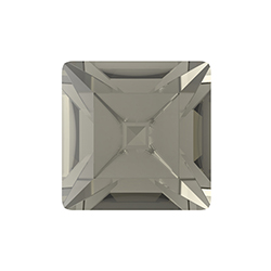 Preciosa Crystal Point Back Fancy Stone MAXIMA - Square 02MM BLACK DIAMOND