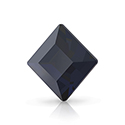 Preciosa Crystal Point Back Fancy Stone MAXIMA - Square 03MM DARK INDIGO
