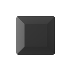 Preciosa Crystal Point Back Fancy Stone MAXIMA - Square 01.5MM JET UNFLD
