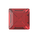 Preciosa Crystal Point Back Fancy Stone MAXIMA - Square 02MM LT SIAM RUBY
