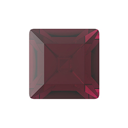 Preciosa Crystal Point Back Fancy Stone MAXIMA - Square 04MM SIAM RUBY