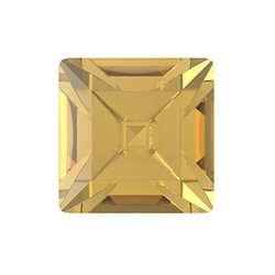 Preciosa Crystal Point Back Fancy Stone MAXIMA - Square 02MM TOPAZ