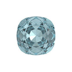 Preciosa Crystal Point Back MAXIMA Fancy Stone -Antique Square 12MM AQUA BOHEMICA


