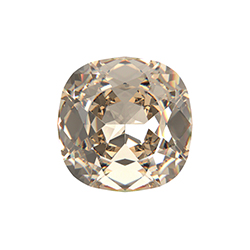 Preciosa Crystal Point Back MAXIMA Fancy Stone -Antique Square 12MM HONEY
