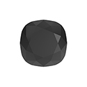Preciosa Crystal Point Back MAXIMA Fancy Stone -Antique Square 10MM JET Unfoiled
