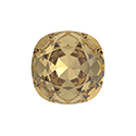 Preciosa Crystal Point Back MAXIMA Fancy Stone -Antique Square 10MM LT COLORADO TOPAZ