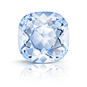 Preciosa Crystal Point Back MAXIMA Fancy Stone -Antique Square 10MM LIGHT SAPPHIRE
