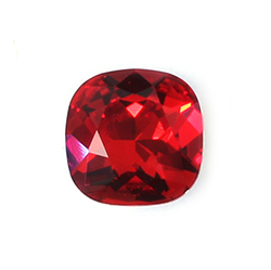 Preciosa Crystal Point Back MAXIMA Fancy Stone -Antique Square 12MM LIGHT SIAM



