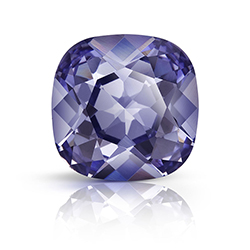 Preciosa Crystal Point Back MAXIMA Fancy Stone -Antique Square 12MM TANZANITE


