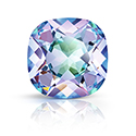 Preciosa Crystal Point Back MAXIMA Fancy Stone -Antique Square 10MM VITRAIL LIGHT

