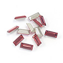 Preciosa Crystal Point Back MAXIMA Fancy Stone - Baguette 07x3MM INDIAN PINK