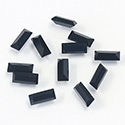 Preciosa Crystal Point Back MAXIMA Fancy Stone - Baguette 07x3MM JET FOILED
