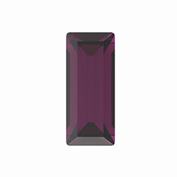 Preciosa Crystal Point Back MAXIMA Fancy Stone - Baguette 04x2MM AMETHYST
