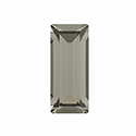 Preciosa Crystal Point Back MAXIMA Fancy Stone - Baguette 03x2MM BLACK DIAMOND