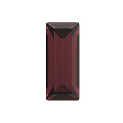 Preciosa Crystal Point Back MAXIMA Fancy Stone - Baguette 03x2MM BURGUNDY
