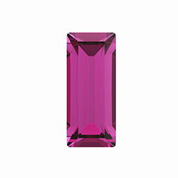 Preciosa Crystal Point Back MAXIMA Fancy Stone - Baguette 05x2MM FUCHSIA