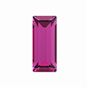 Preciosa Crystal Point Back MAXIMA Fancy Stone - Baguette 05x2MM FUCHSIA