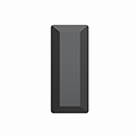 Preciosa Crystal Point Back MAXIMA Fancy Stone - Baguette 03x2MM HEMATITE Unfoiled