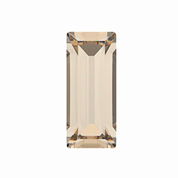 Preciosa Crystal Point Back MAXIMA Fancy Stone - Baguette 03x2MM HONEY
