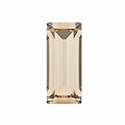 Preciosa Crystal Point Back MAXIMA Fancy Stone - Baguette 03x2MM HONEY