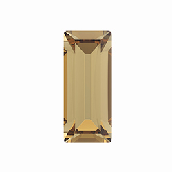 Preciosa Crystal Point Back MAXIMA Fancy Stone - Baguette 03x2MM LT COLORADO TOPAZ
