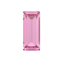 Preciosa Crystal Point Back MAXIMA Fancy Stone - Baguette 05x2.5MM ROSE
