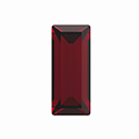Preciosa Crystal Point Back MAXIMA Fancy Stone - Baguette 03x2MM SIAM