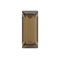 Preciosa Crystal Point Back MAXIMA Fancy Stone - Baguette 03x2MM SMOKE TOPAZ