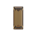 Preciosa Crystal Point Back MAXIMA Fancy Stone - Baguette 03x2MM SMOKE TOPAZ