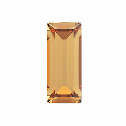 Preciosa Crystal Point Back MAXIMA Fancy Stone - Baguette 03x2MM TOPAZ