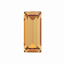 Preciosa Crystal Point Back MAXIMA Fancy Stone - Baguette 03x2MM TOPAZ