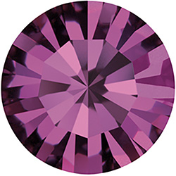 Preciosa Crystal Point Back MAXIMA Foiled Chaton - PP02 AMETHYST